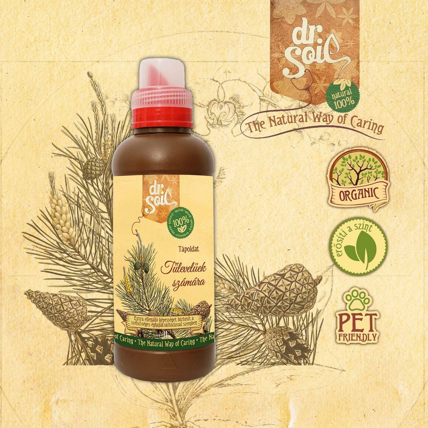 Dr.Soil Organischer Flüssigdünger für Koniferen - 1 l