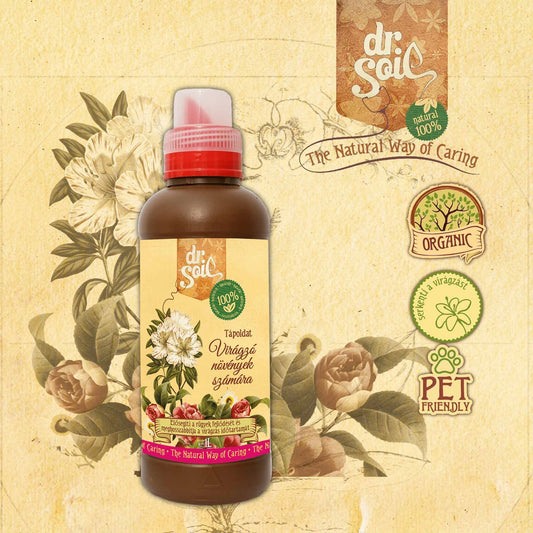 Dr.Soil Organischer Flüssidünger für Blühpflanzen - 1 l