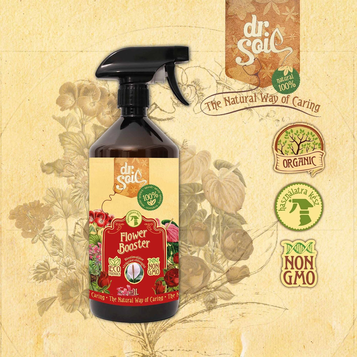 Dr.Soil Flower Buster - Natürlicher Blühkraftverstarker - 1 l