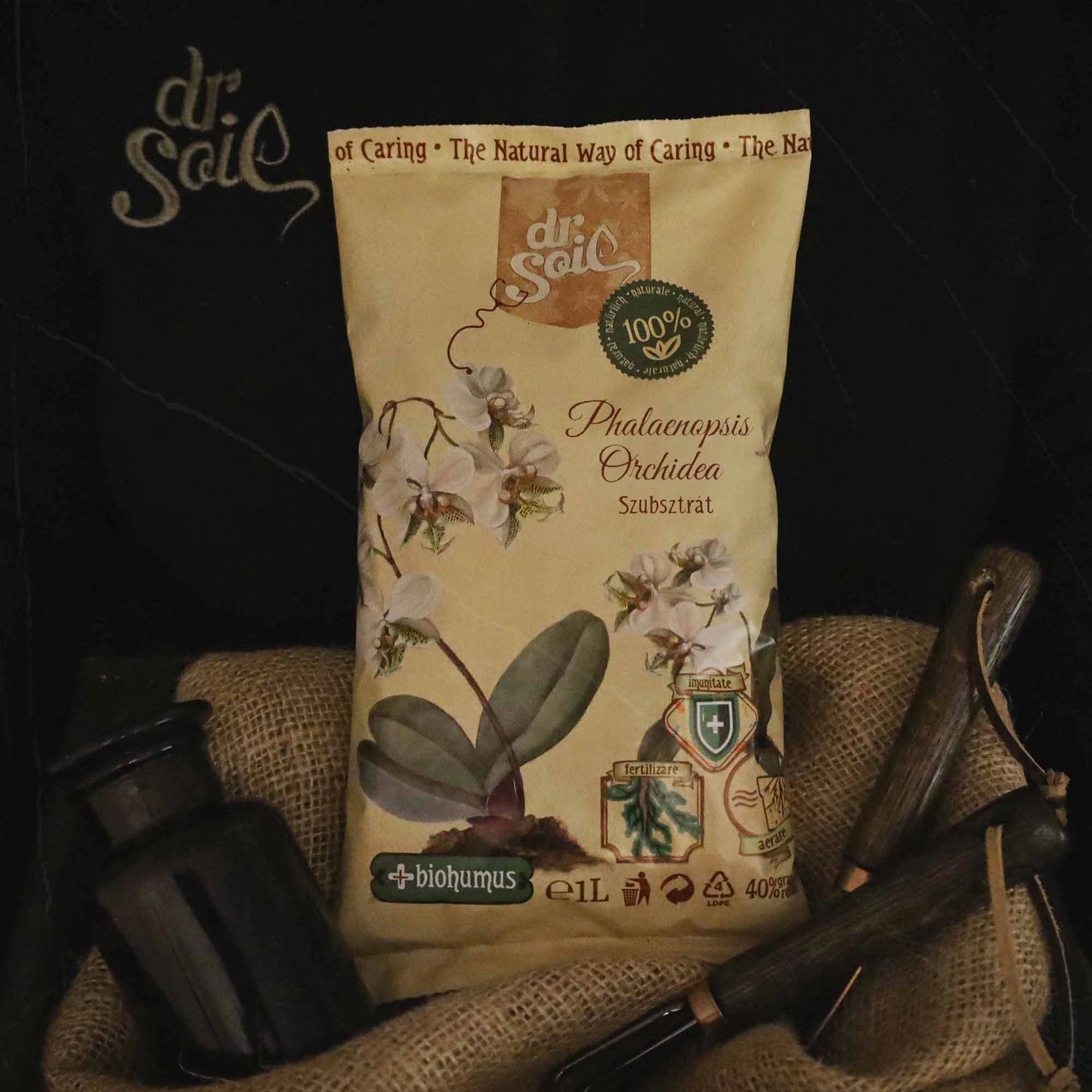 Dr.Soil Natürliches Substrat für Phalaenopsis Orchideen - 1 l