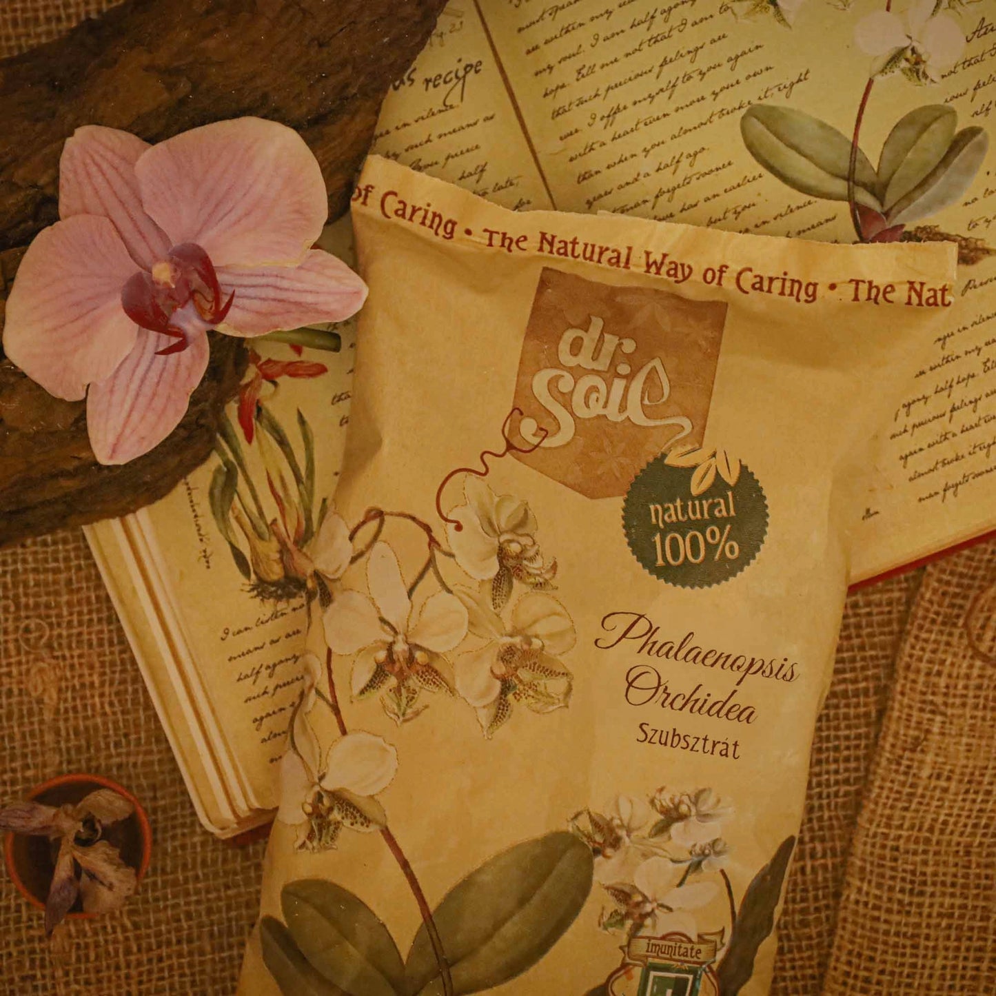 Dr.Soil Natürliches Substrat für Phalaenopsis Orchideen - 1 l