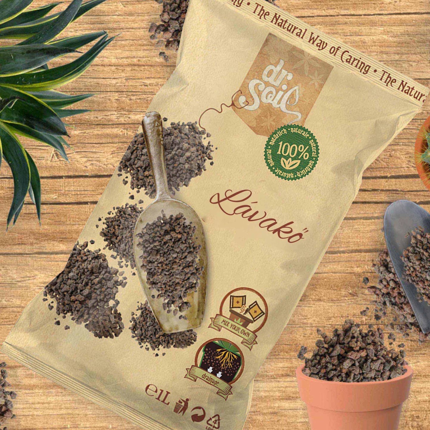 Dr.Soil Vulkanische Lava für eisenarme Böden - 1 l